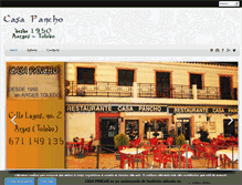 Tablet Screenshot of casapancho.info